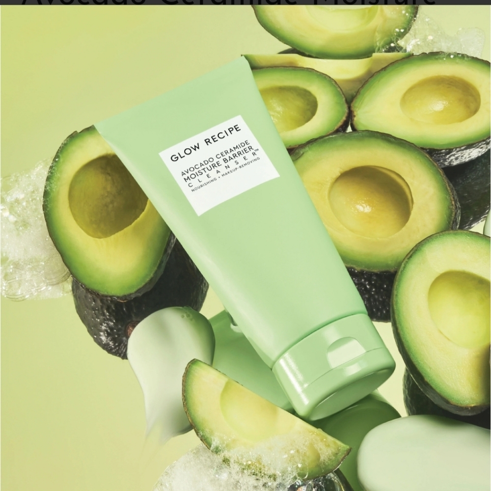Glow Recipe Avocado Ceramide Moisture Barrier Cleanser, 20ml (Travel Size), New - Picture 3 of 7